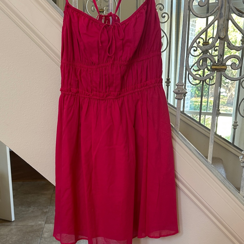 Steve Madden Fuchsia Midi Dress